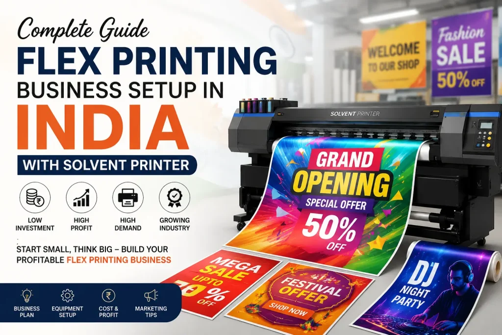 How to Start a Profitable Flex Printing Business in India (Complete Guide)