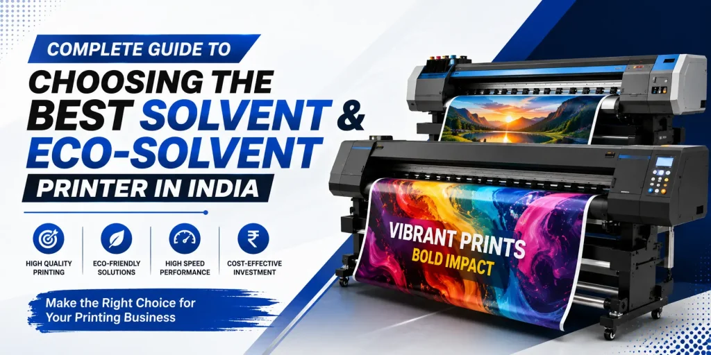 Complete Guide to Choosing the Best Solvent & Eco-Solvent Printer in India